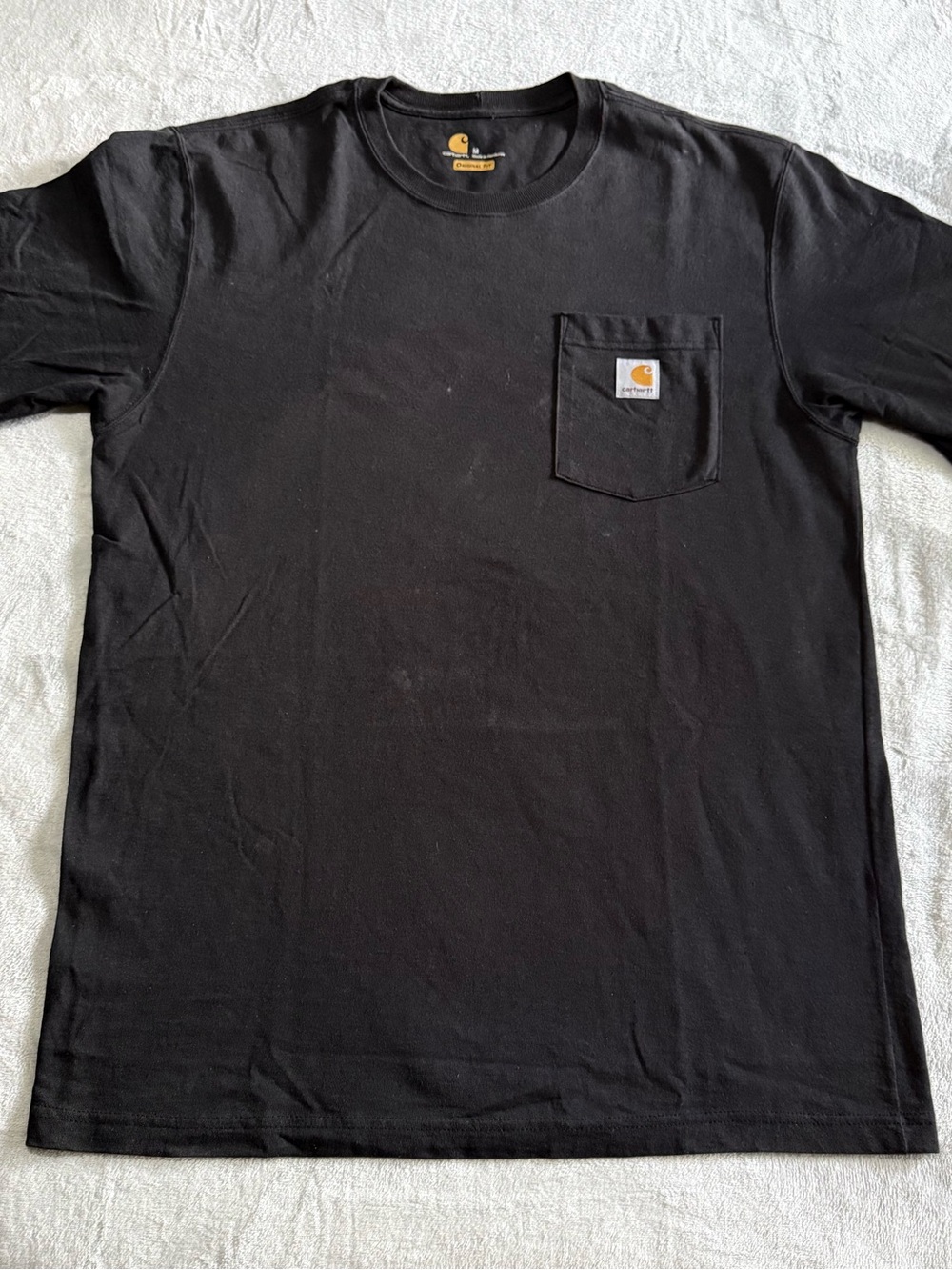 Carhartt Men’s Black Short-Sleeve Pocket Tee